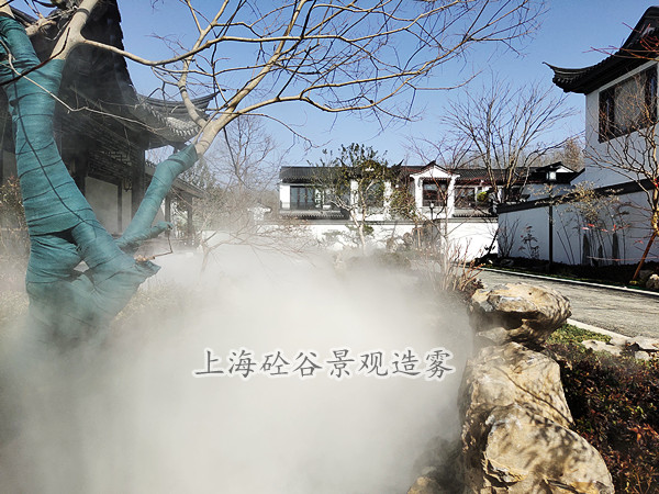 园林假山景观造雾